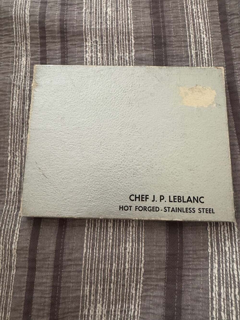 Chef J.P. LeBlanc #27 Hot Forged Stainless Steel Steak Knife Set